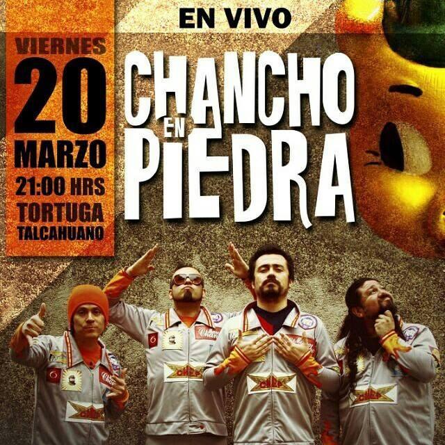 20 de marzo se nos viene con todo, Chancho en Piedra en vivo a partir de las 21:00 hrs no te lo puedes perder.