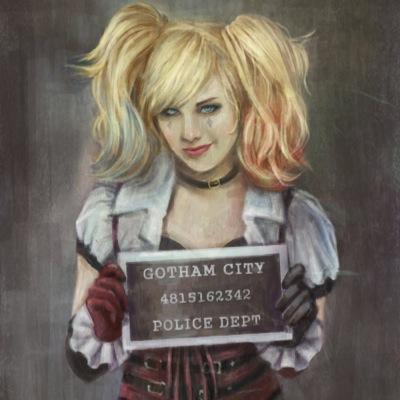 I, Harleen Frances Quinzel, was a phychiatrist who fell in love with my patient: The Joker. Inevitably intoxicared by him, I adpoted the Harley Quinn persona.