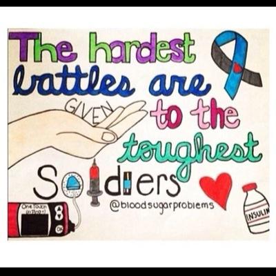 This is for all the type 1 diabetics out there you all rock and were in this fight together