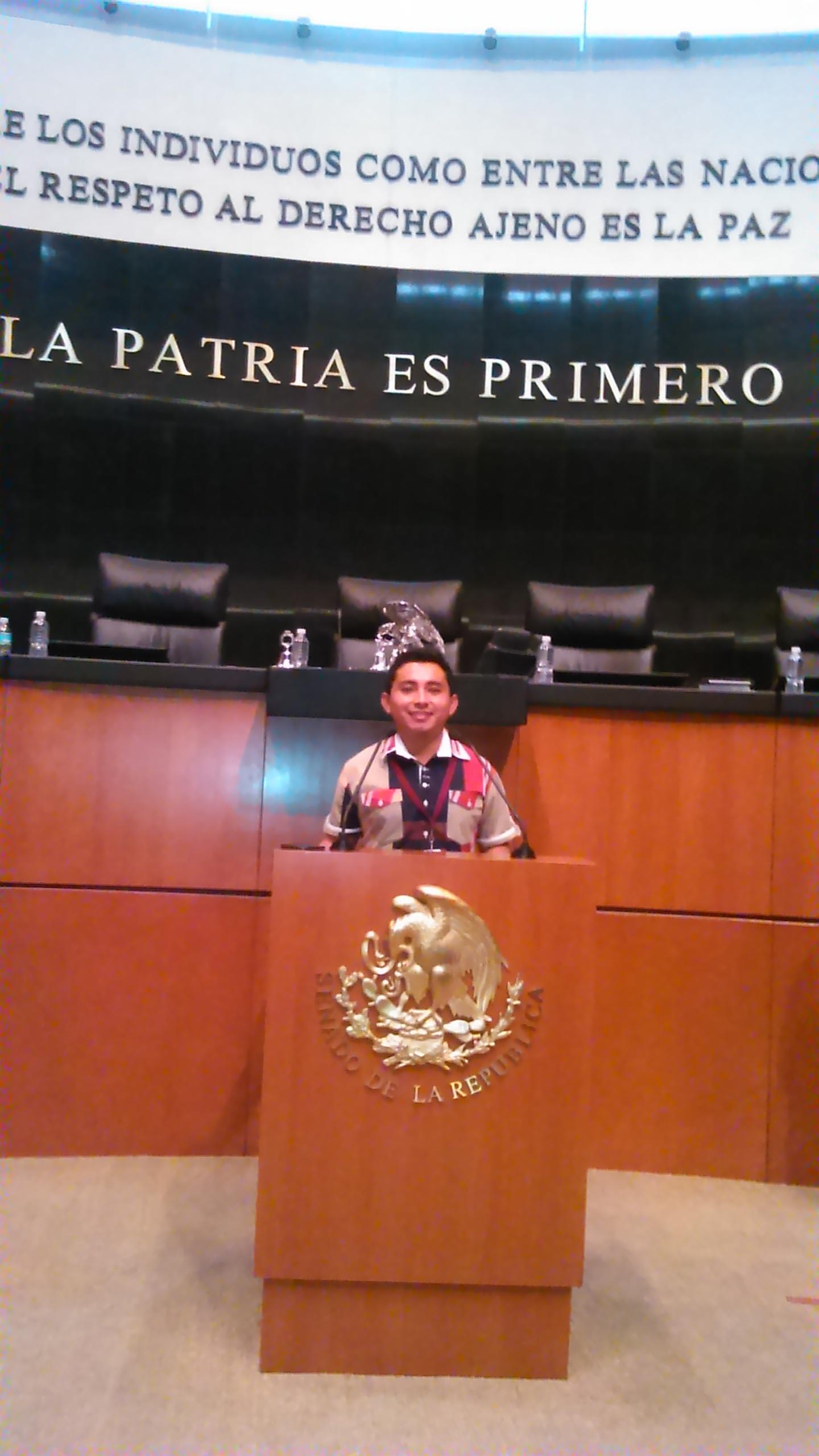 Soy Irving Valerio A. Moo Chel, Director General del Comité Justo Sierra Méndez  de la Asociación Nacional de Estudiantes de Ciencia Política y Administración
