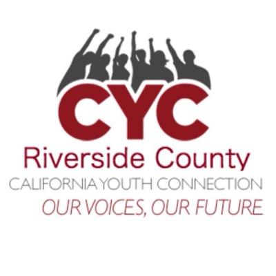 CYCRiverside's profile picture. Improving the Life's of California Foster Youth We Meet on the 1st an 3rd Fridays from 3-5pm @ DPSS Metro Office 5th Fl 3610 Central Ave Riverside @CalYouthConn