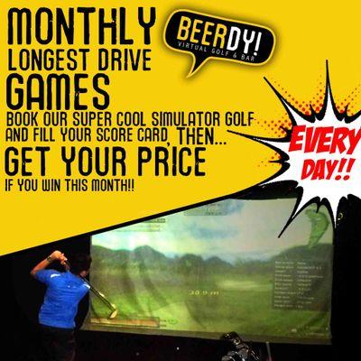 Beerdy Virtual Golf & Bar is a pioneer in Indonesia for Virtual Golfing offering you a comforting place to Hangout where Virtual Golf as a compliment from us.