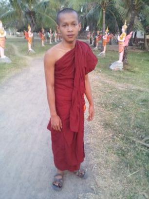 i'm cambodian
i'm a monk
i follow budhhism