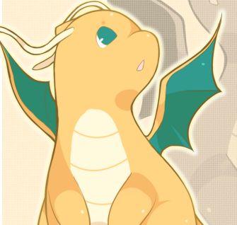 A shy Dragonite by the name of Ana. A messenger for her lord Mewtwo. She can fly at high speeds and unleash powerful attacks. Taken by my darling @vapor_tear