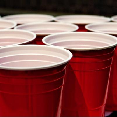 Beer pong and boobs. Because everyone loves a Perfect Rack