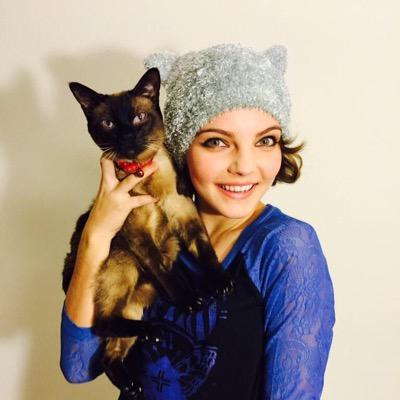 Meow! I'm Mr. G! Camren Bicondova is my companion. Meow = Hi