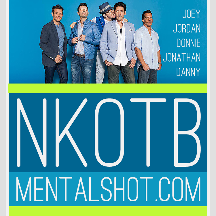 Welcome & thank you for visiting @NKOTBmentalshot! This @NKOTB fansite keeps you updated with the latest news about Joey, Jon, Jordan, Donnie & Danny.