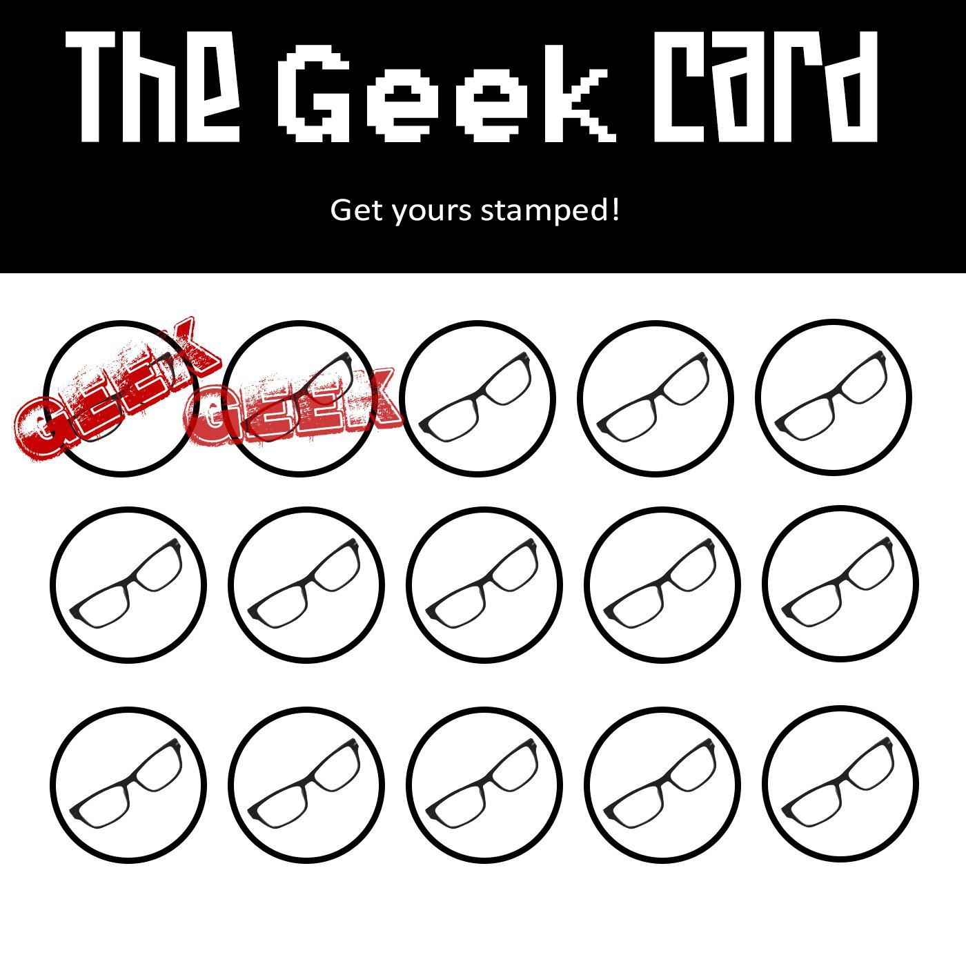 Get your Geek Card stamped each week as @rzbg & @robbie_glow bring you the latest in gaming, movies, comics, and geek culture! (Part of @VOGNetwork)