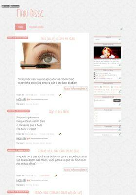 Informações do blog Mari Disse e outras coisinhas...