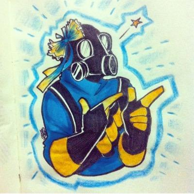 Name's Eamon. I put on my mask and escape into my own world when reality is too much to handle. Then the monster talks ((cred mosssygator and koobahcoon on ig))