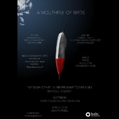 NewDimensiont's profile picture. Professional Theatre Company based in High Wycombe | Current production of Mouth Full Of Birds |