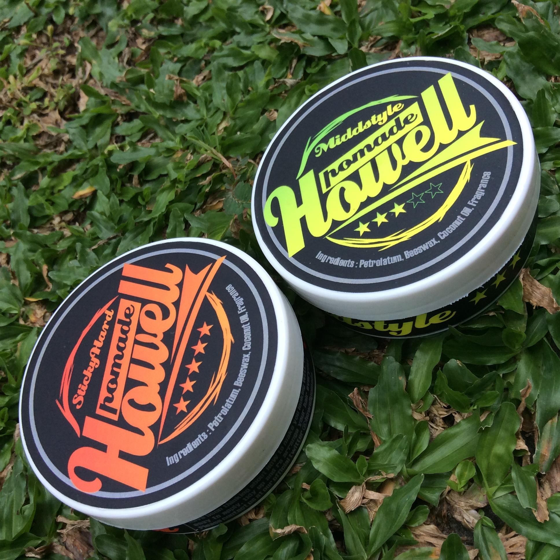 HOW to make you looking WELL with HOWELL POMADE Sticky Hard & Middstyle order please contact 0899.5817.999 or PIN 2965FE57
