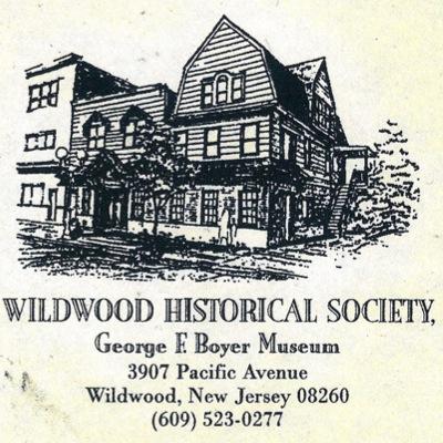 The Wildwood Historical Society has been preserving the colorful history of Wildwood, NJ since 1963. Located at the George F. Boyer Museum (3907 Pacific Ave).