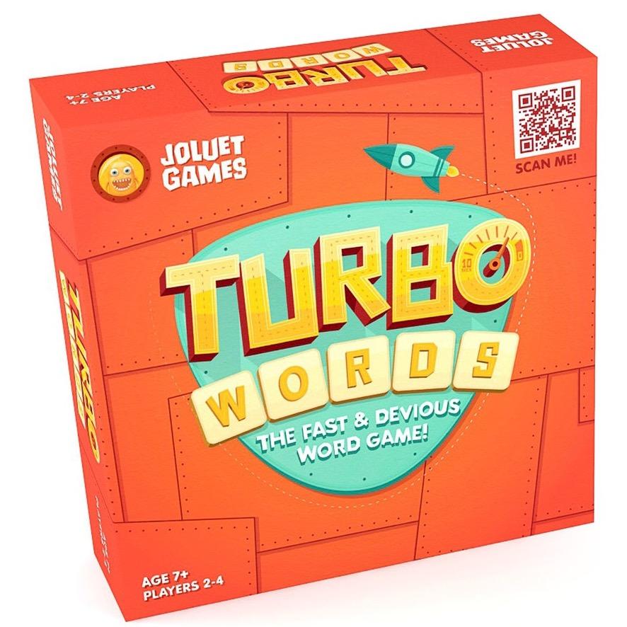 Check out our new board game TURBO WORDS. It's a fast paced word game... with a devious side! Great fun for the entire family.