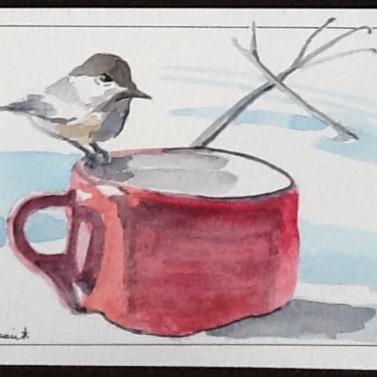 Ben Pitman is an amateur watercolour painter based in Amherst, NS. Ben typically paints topics of seascapes and wildlife.