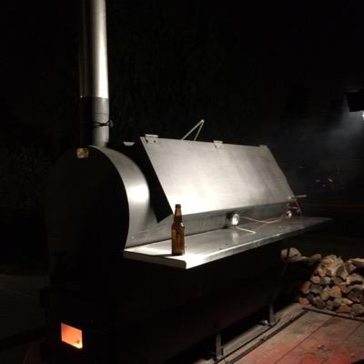 happy barbecuer