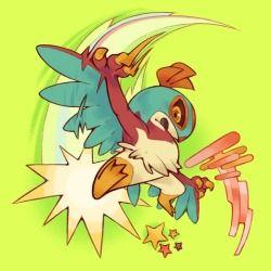 『#701 Hawlucha; Moves: Brick break, Wing attack, High jump kick, Flying press. Nature: Jolly』 ❝I fight with the rhythm of the battle.❞  #PKMNRP #TacoSquad