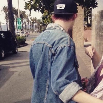 i wanna touch michael clifford's big red dog.