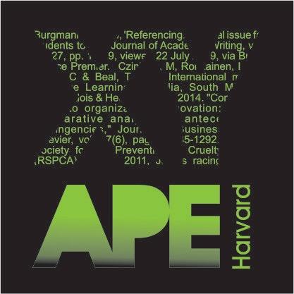 XYAPE Referencing Guides are academic referencing tools designed specifically for High School, College and University students.