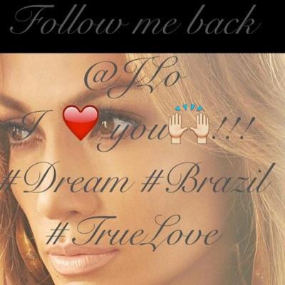 ❤Follow @JLo me please i love you I'm your fan to 4 and a half years if you really follow me, I can already die happy: D lol, you are my inspiration! #truejlo♚←