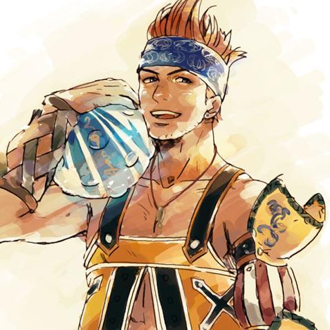 Hey, what's up! I'm Captain of the Besaid Aurochs, brudda. It's up to me to teach our newbie some manners in and out of the stadium, ya?