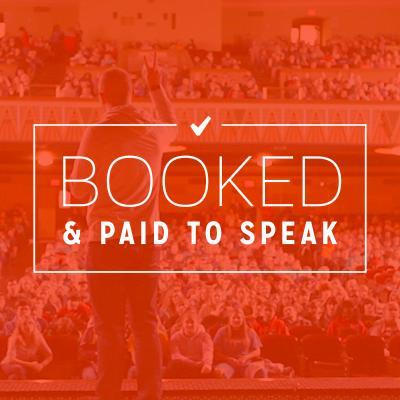 Want to know how to get booked AND paid to speak? Learn from a speaker who has made over $1 million from speaking! Join us for a FREE workshop! Register below!