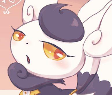 {A young Meowstic who can be quite aggressive.}