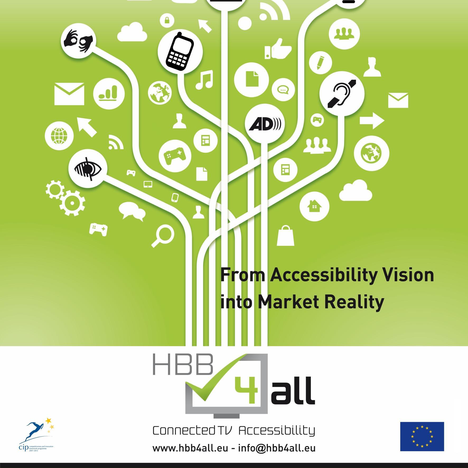 #HBB4ALL, Hybrid Broadcast Broadband TV: #European project about #media #accessibility for all citizens in the #ConnectedTV environment