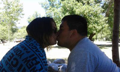 soy el hombre más feliz junto a mi novia