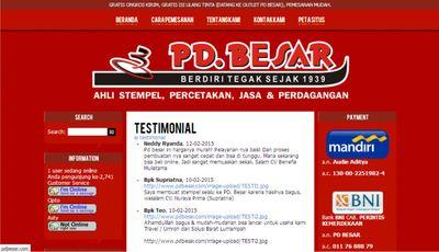 PdBesar's profile picture. Pabrik Stempel Warna pertama sejak tahun 1939 mengutamakan mutu dan pelayanan  prima