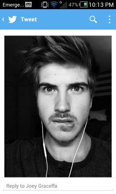 I'm 16 and I am a huge fan of Joey Graceffa!! YouTube: Shelbzz-Anya  Please Subscribe!!
Im in love with a baby kangaroo =P Joey Graceffa commented 8/6/14