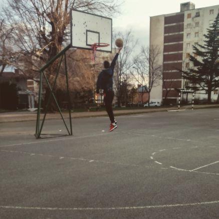 young basketball player playing for kk Ri-basket