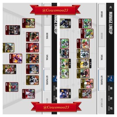 HEY GUYS I PLAY MADDEN MOBILE BECAUSE ITS FUN!!! 90 OVERALL!!! DM ME WITH OFFERS TRADES OR QUESTIONS!!! MY LEAGUE IS FOOTBALLOP!!! Youtube channel⬇️⬇️⬇️