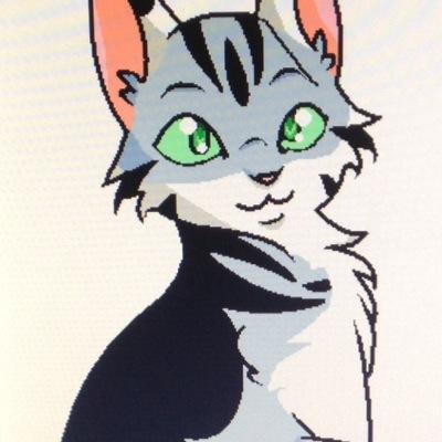 Desc: A silver she-cat with black stripes, white muzzles and under belly. Kindd, sweet, loving, caring, smart, and beautiful. Cares for Raven. Yang is my heart.
