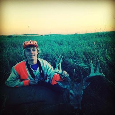 Hunting, farming, and football is what I do.