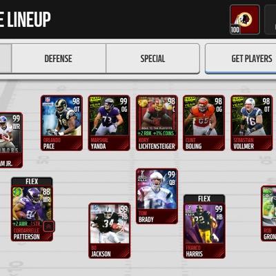 Hey follow for daily giveaways for madden mobile coins and players. Also hmu in the Dms if you need help on madden. I sell and make deals with coins to.