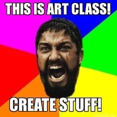 A place to laugh, share memories, and talk about problems in the art room. For anyone from the student to the creator to the teacher. Let out some frustration!
