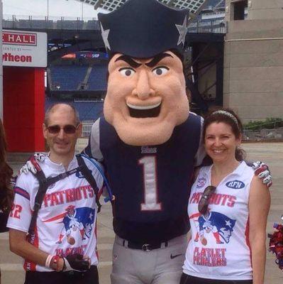 The Patriots Platelet Pedalers ride in the Pan Mass Challenge to raise funds for cancer research at the Dana-Farber Cancer Institute