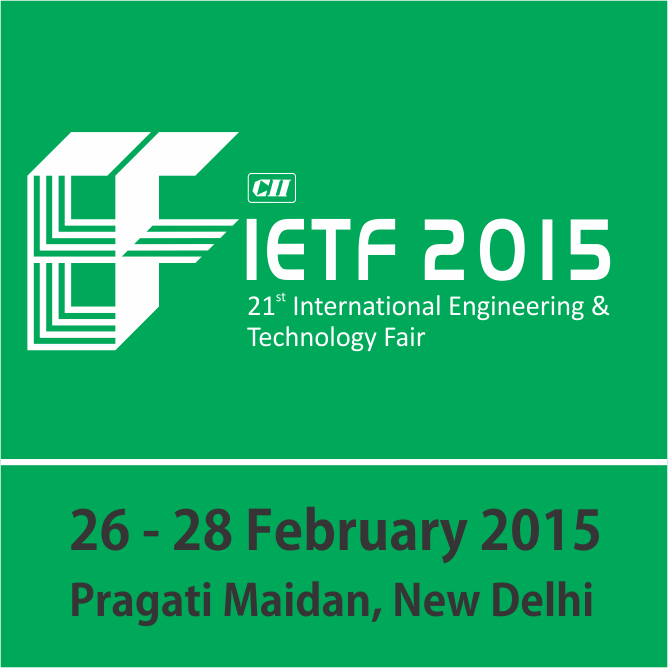 IETF2015's profile picture. 21st International Engineering & Technology Fair. Biennial flagship event of CII organized since 1975. #IETF2015