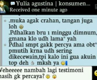 Punya Msalah di tubuh anda?  Susah menyembuhkn penyakit kronis? / sekedar tampil good looking? Disini solusinya! Free konsultasi!
 Pin 5283E898, No 085328775487