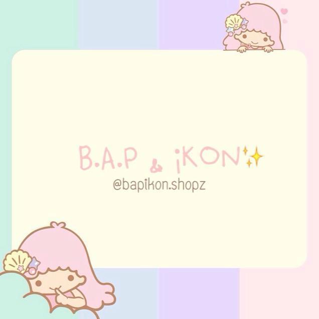 bapIkonShopz's profile picture. Pre-orederสินค้าของB.A.PและiKON สนใจเมนชั่นมาคุยกันได้ค้า ^^