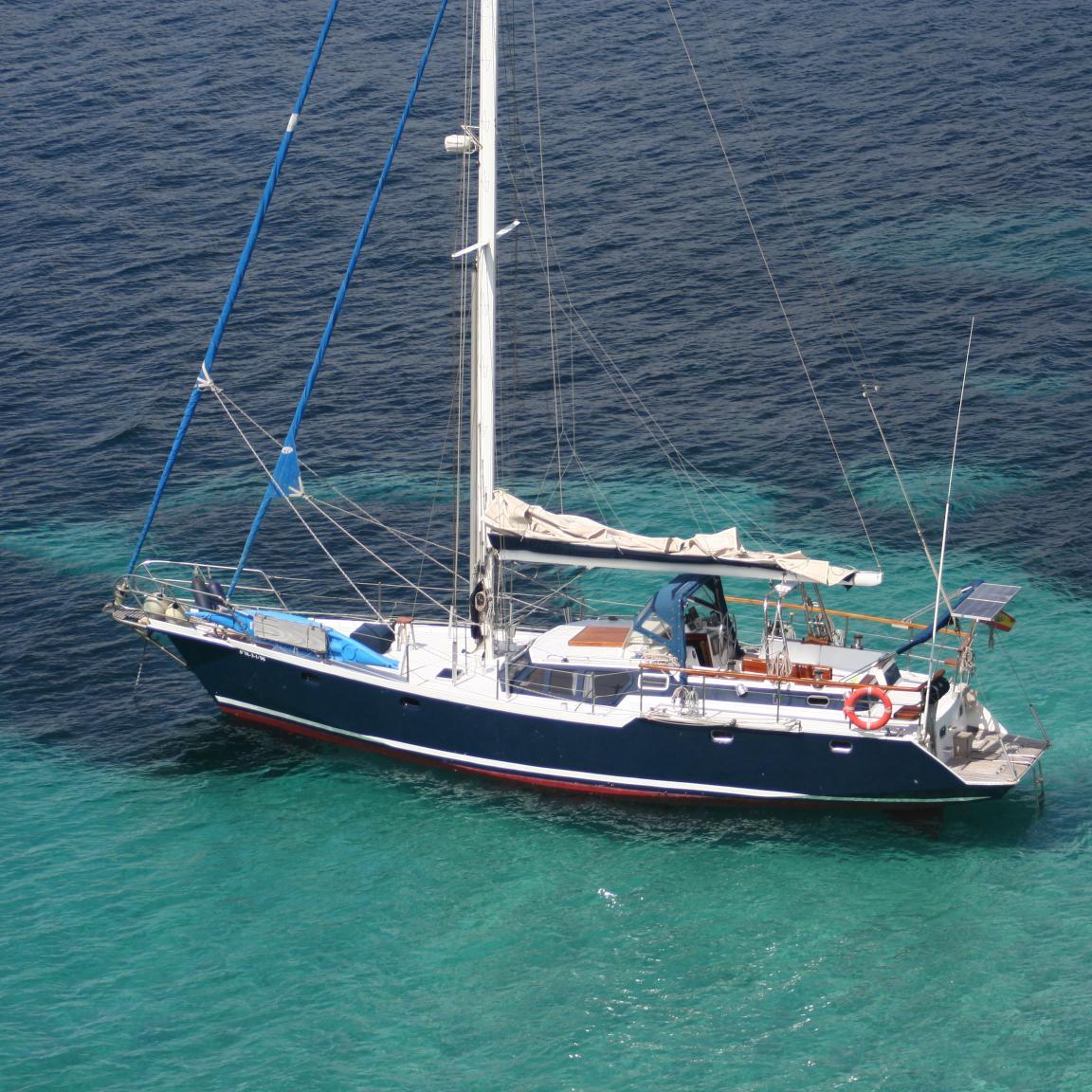 Viajes en velero de 16 metros por las Islas Baleares.
Escuela Náutica para Practicas Oficiales titulaciones náuticas de PER, Patrón y Capitán de yate