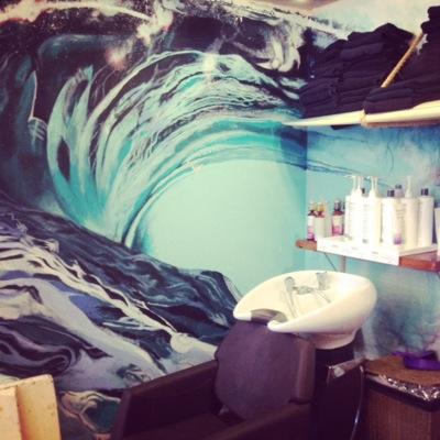 Laid back hair & beauty salon by the sea