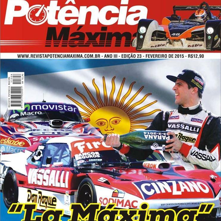 Revista que aborda o esporte a motor no Brasil. Periodicidade por edição: 60 dias - Fundação: outubro de 2011 - Email: editor@revistapotenciamaxima.com.br