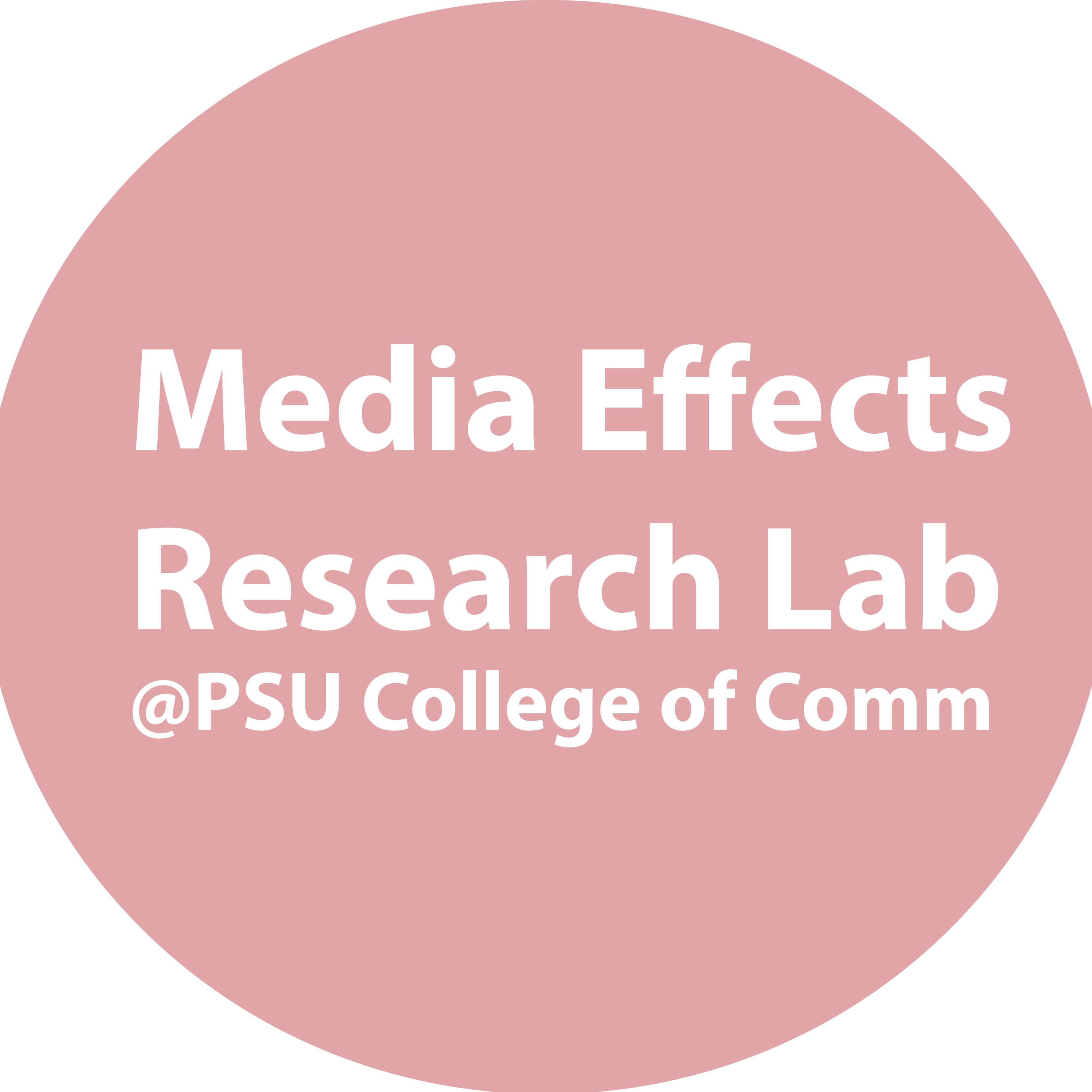 The official twitter account for the Media Effects Research Lab (MERL) @PSUBellisario