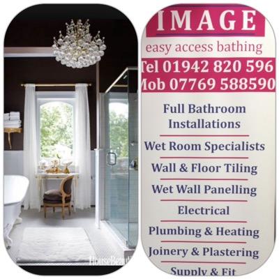 ImageBathing's profile picture. Family-Run company specialising in professional bathroom installations. Showrooms in Wigan, Leigh, Bury and Widnes Markets