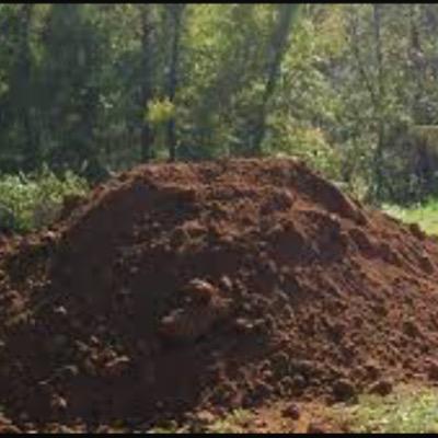 Dirt is in my backyard