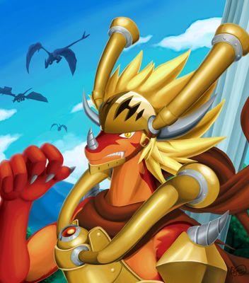I am Fang Slade Terrestrial the 14th but my friends call me Drum. I'm a drum bunker monster from the dragon world. I buddyfight with my buddy Gao.