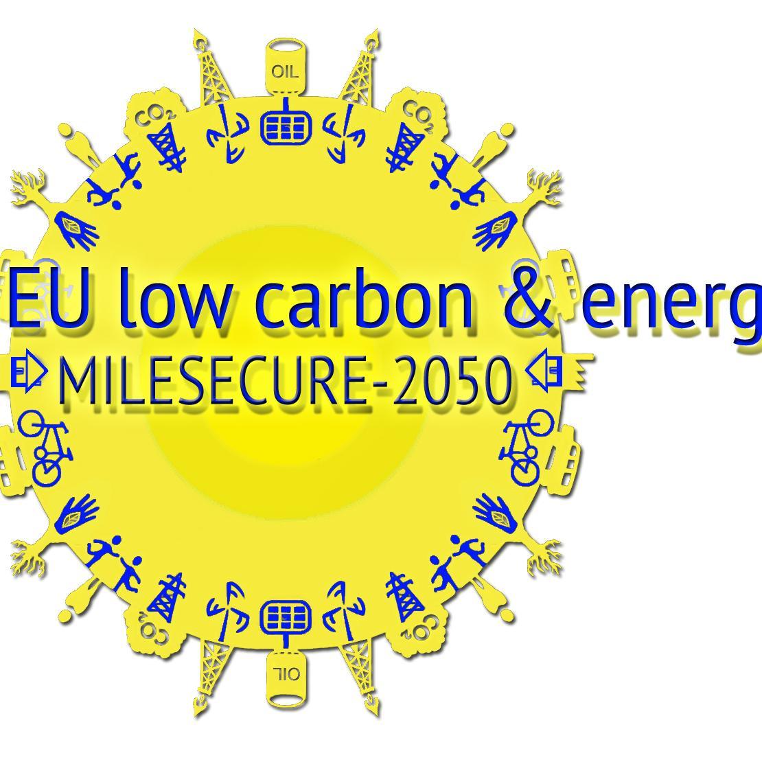 MILESECURE2050's profile picture. FP7 project that explores multidimensional impact of EU low-carbon strategy on energy security and socio-economic dimension up to 2050
