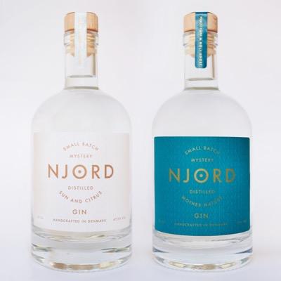 The Viking god Njord has given name to this gin handcrafted from botanicals, grain, potatoes, patience and curiosity.